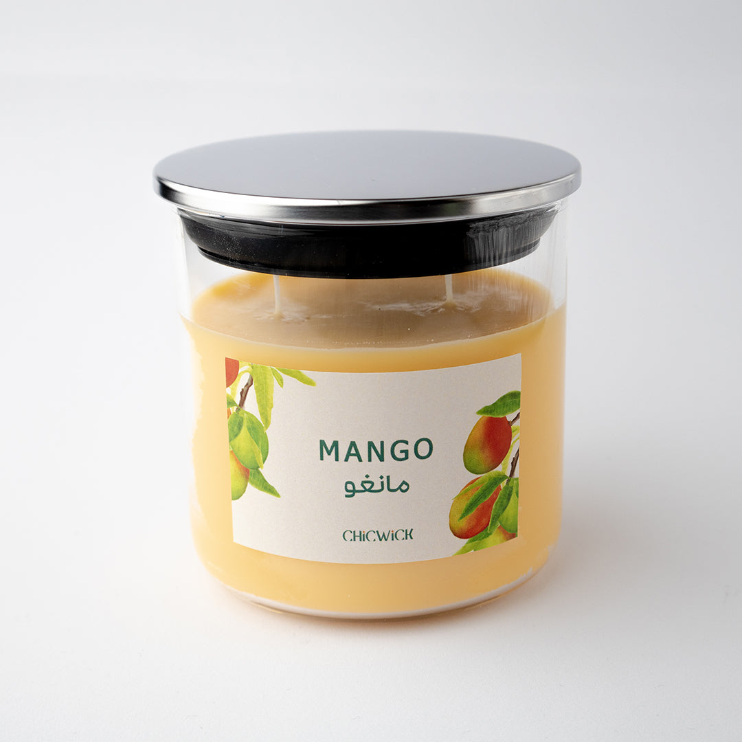 شمعة المانغو و جميع أدواتها - Mango candle